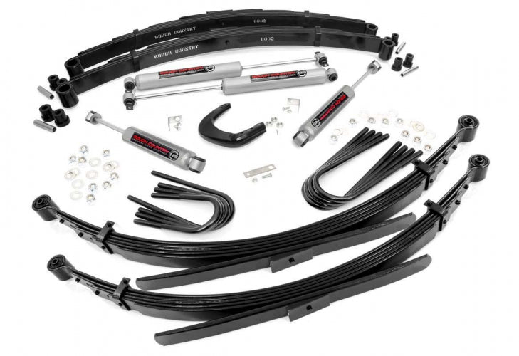 Fits Chevy/GMC 3/4-Ton Suburban 4WD(88-91) 4" Lift Kit 52" RR Spring 250-88-9230
