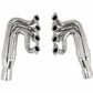 Hooker Racingheart 3-Step Dragster Headers-Chrome - 2502-6HKR