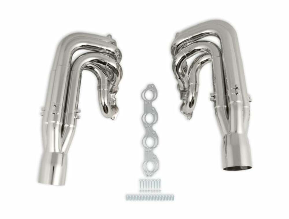 Hooker Racingheart 3-Step Dragster Headers-Chrome - 2502-6HKR
