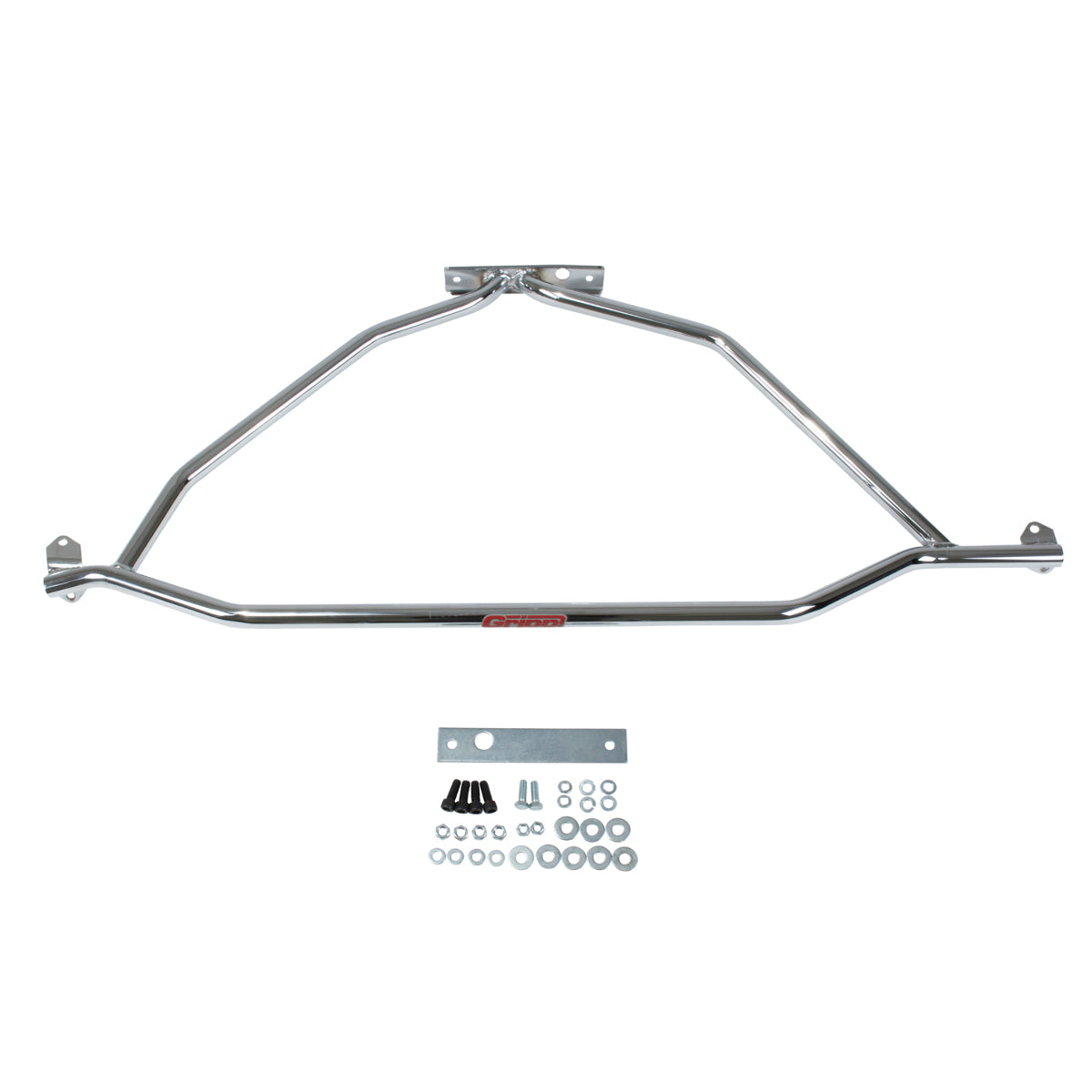 Fits 1986-1993 Mustang Strut Tower Brace (Powder Chrome)-25040 - Car Part People