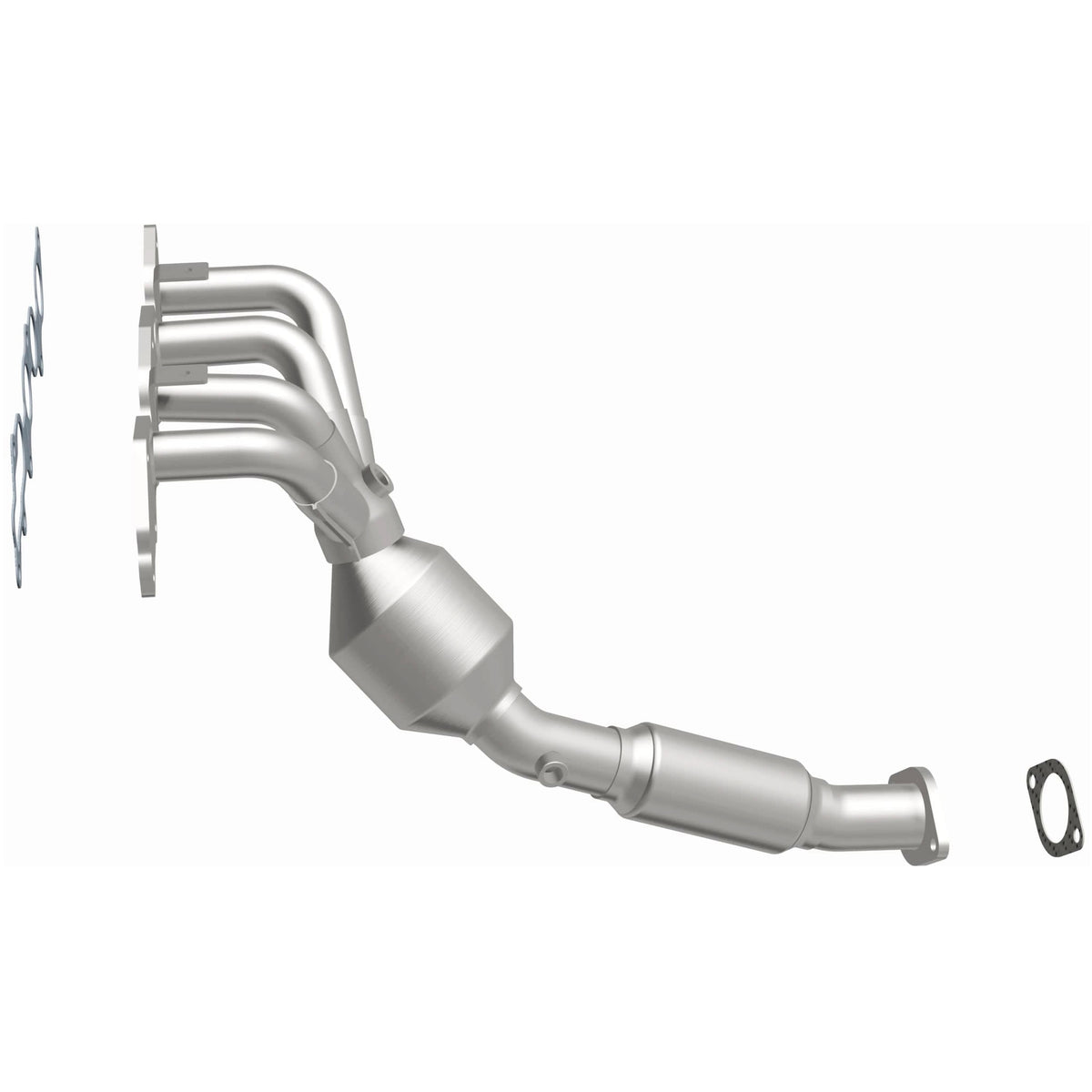 Catalytic Converter with Integrated Exhaust Manifold for HM Grade Federal / EPA Compliant Direct-Fit Manifold Catalytic