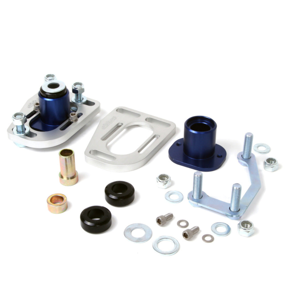Fits 1979-1993 Mustang Front Caster Camber Plate Kit (Cnc Billet Aluminum)-2525 - Car Part People