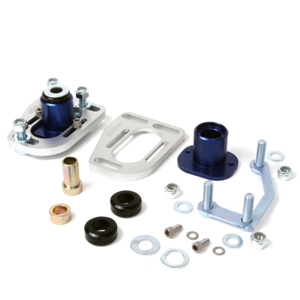 Fits 1979-1993 Mustang Front Caster Camber Plate Kit (Cnc Billet Aluminum)-2525 - Car Part People
