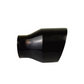 2.5" IDX4"X12" Double Wall Slant Cut S/S Gloss Black Exhaust Tip 2540BK-12
