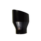 2.5" IDX4"X12" Double Wall Slant Cut S/S Gloss Black Exhaust Tip 2540BK-12