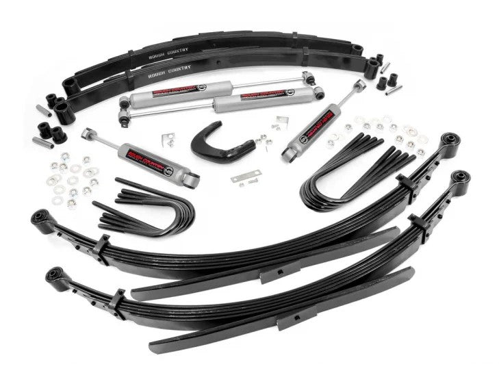 Fits Chevy/GMC 3/4-Ton Suburban 4WD(88-91) 4" Lift Kit 56" RR Spring 255-88-9230