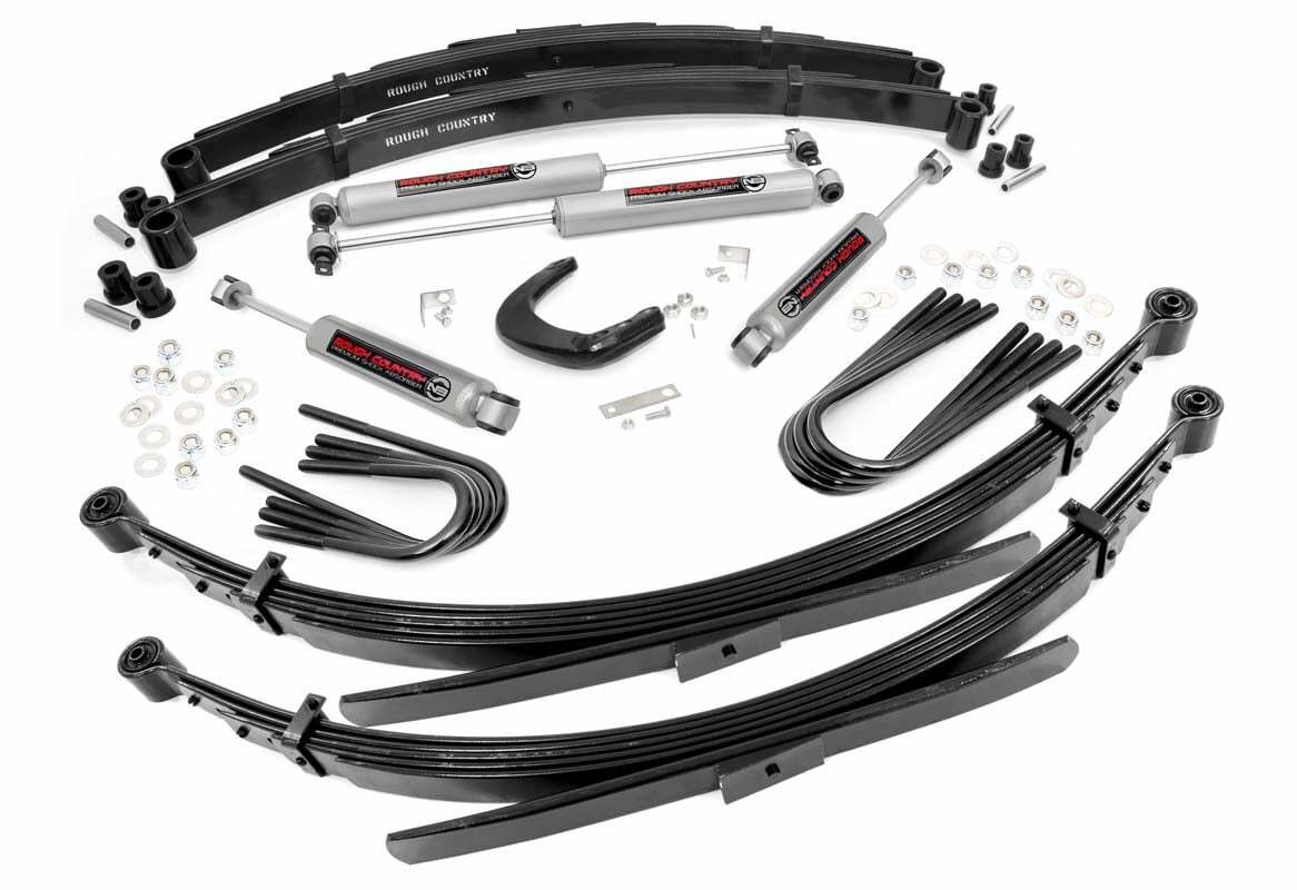 Fits Chevy/GMC 3/4-Ton Suburban 4WD(88-91) 4" Lift Kit 56" RR Spring 255-88-9230