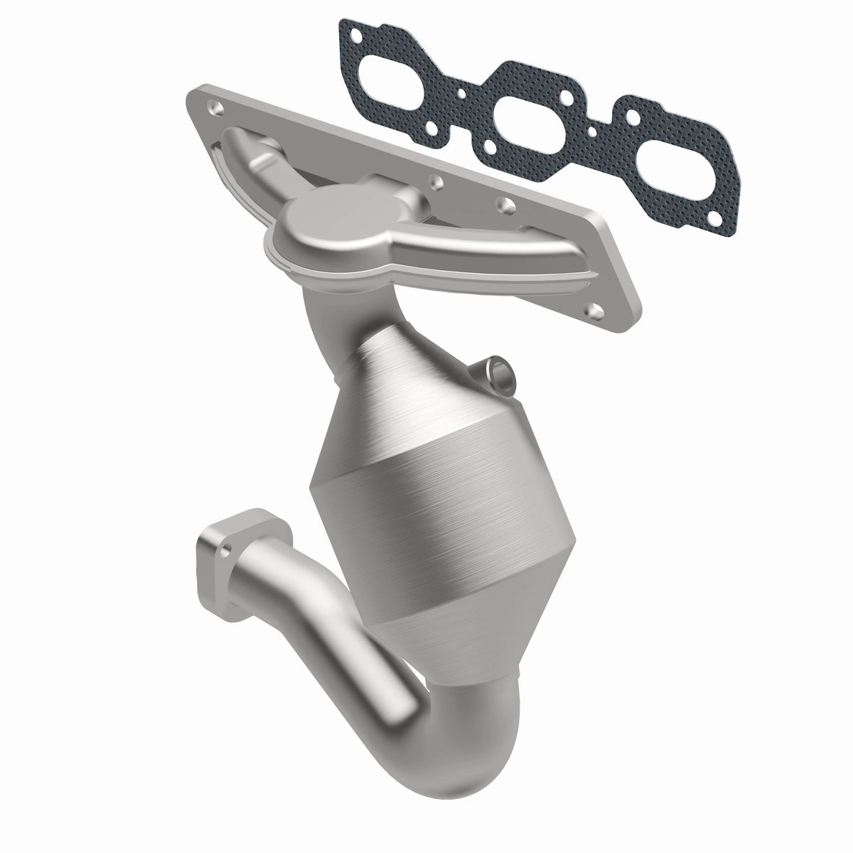 Catalytic Converter with Integrated Exhaust Manifold for HM Grade Federal / EPA Compliant Direct-Fit Manifold Catalytic