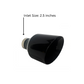 2.5" IDX5"X8" Double Wall Slant Cut Stainless Gloss Black Exhaust Tip 2580BK