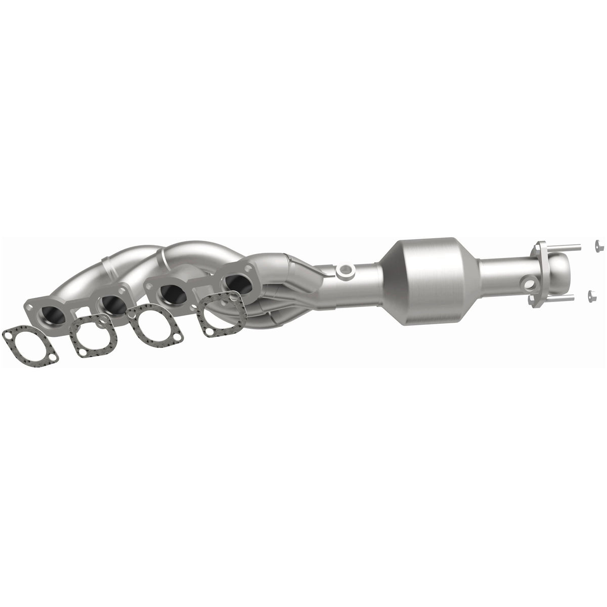 Catalytic Converter with Integrated Exhaust Manifold for HM Grade Federal / EPA Compliant Direct-Fit Manifold Catalytic