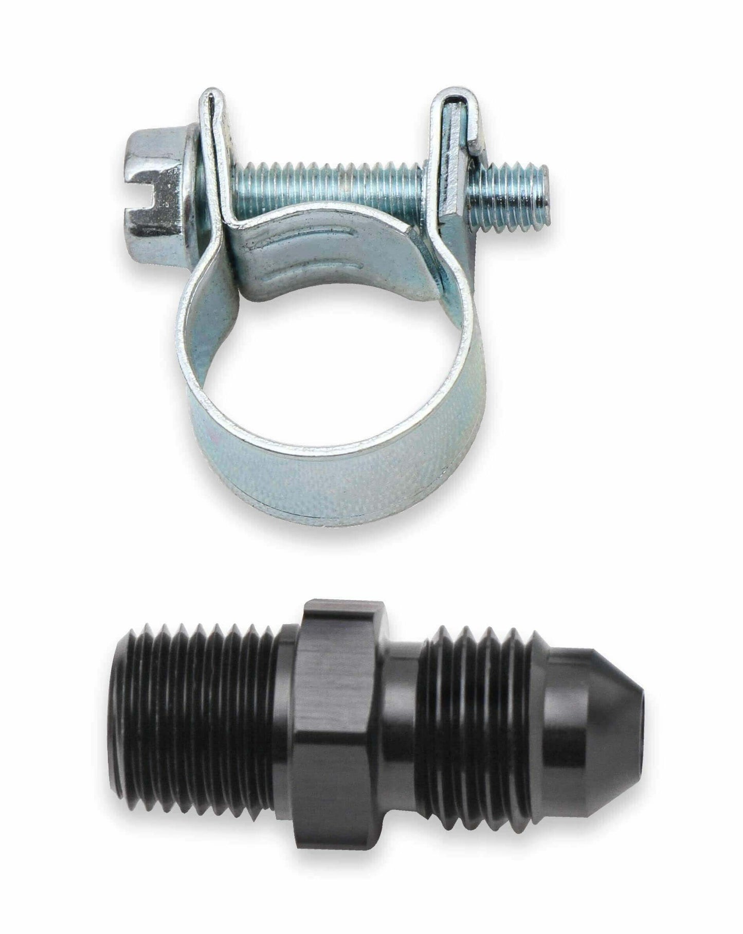 Holley LS Steam Tube Kit w/ Black Push-On Hose - 26-552