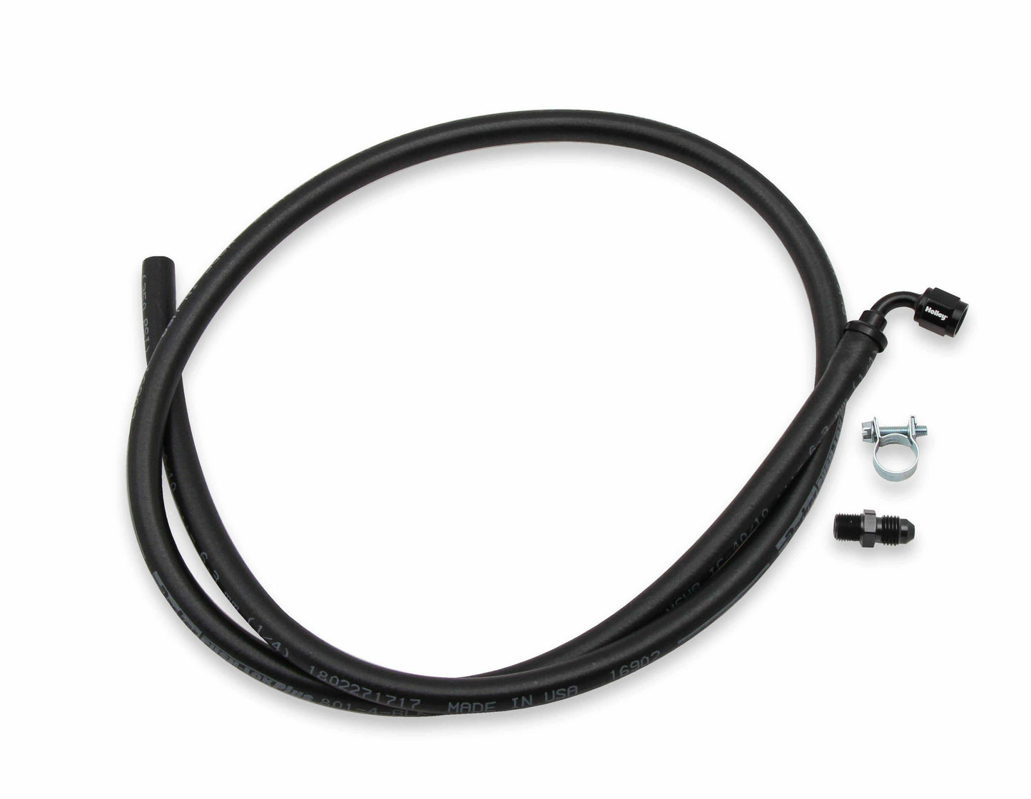 Holley LS Steam Tube Kit w/ Black Push-On Hose - 26-552