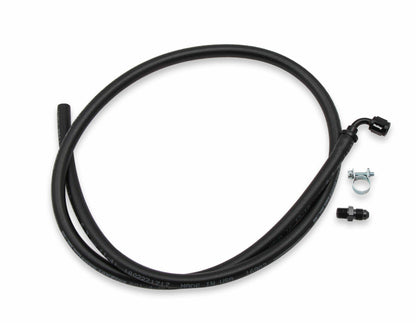 Holley LS Steam Tube Kit w/ Black Push-On Hose - 26-552