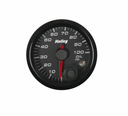 Holley Analog Style Oil Pressure Gauge - 26-601