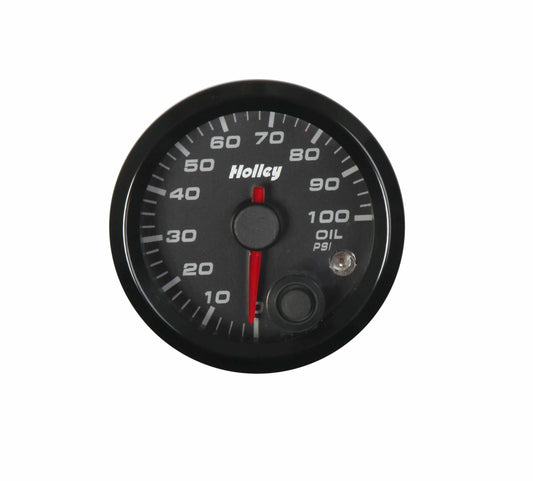 Holley Analog Style Oil Pressure Gauge - 26-601