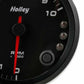 Black 3-3/8" Tachometer 0-10K Standalone w/Internal Shiftlight-Holley 26-617