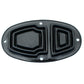 Oval Black Aluminum Black Master Cylinder (Disc/ Disc) 260-8559-BK-MBM - Master Cylinders and Parts Car Part People
