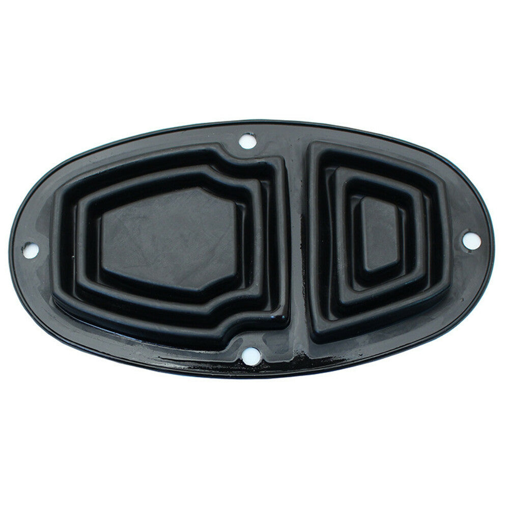 Oval Black Aluminum Black Master Cylinder (Disc/ Disc) 260-8559-BK-MBM - Master Cylinders and Parts Car Part People