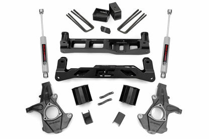 Fits Chevy Silverado & GMC Sierra 1500 2WD (2007-2013) 5 Inch Lift Kit; 26130