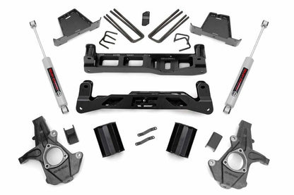 Fits Chevy Silverado & GMC Sierra 1500 2WD (2007-2013) 7.5 Inch Lift Kit; 26330