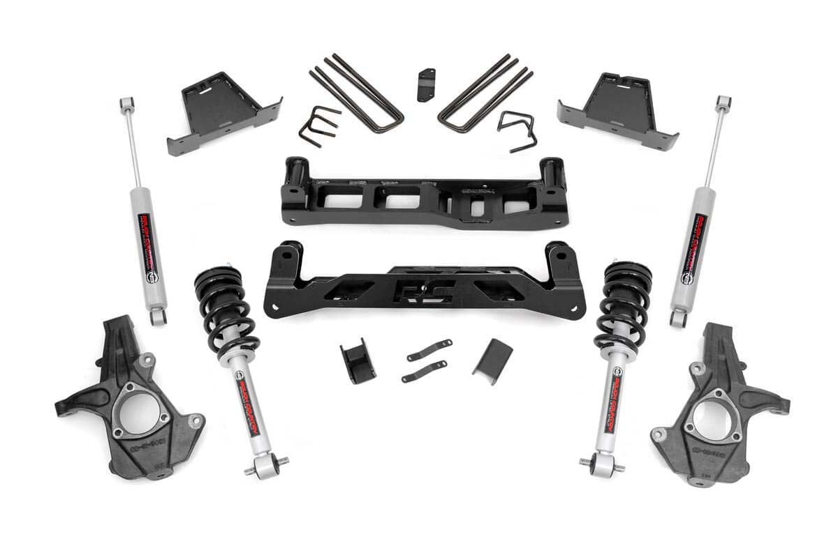 Fits Chevy/GMC 1500 2WD (07-13) 7.5 Inch Lift Kit; N3 Struts; 26331