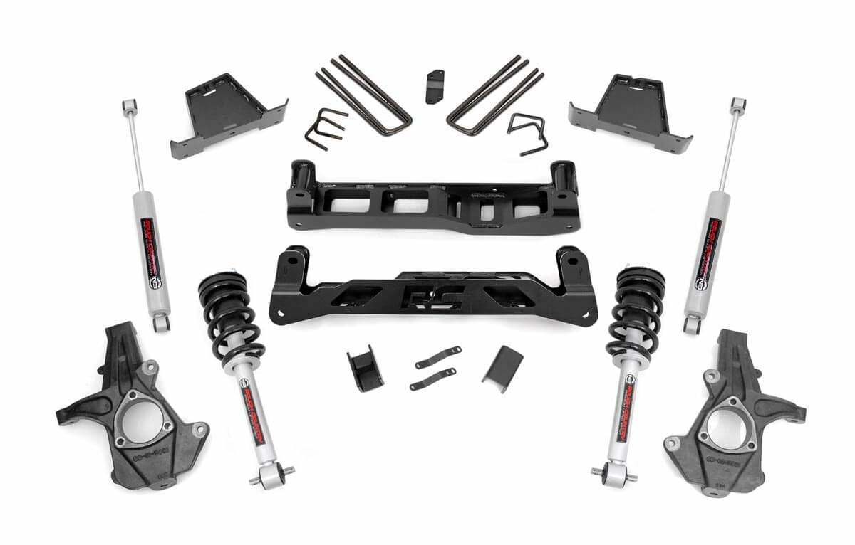 Fits Chevy/GMC 1500 2WD (07-13) 7.5 Inch Lift Kit; N3 Struts; 26331
