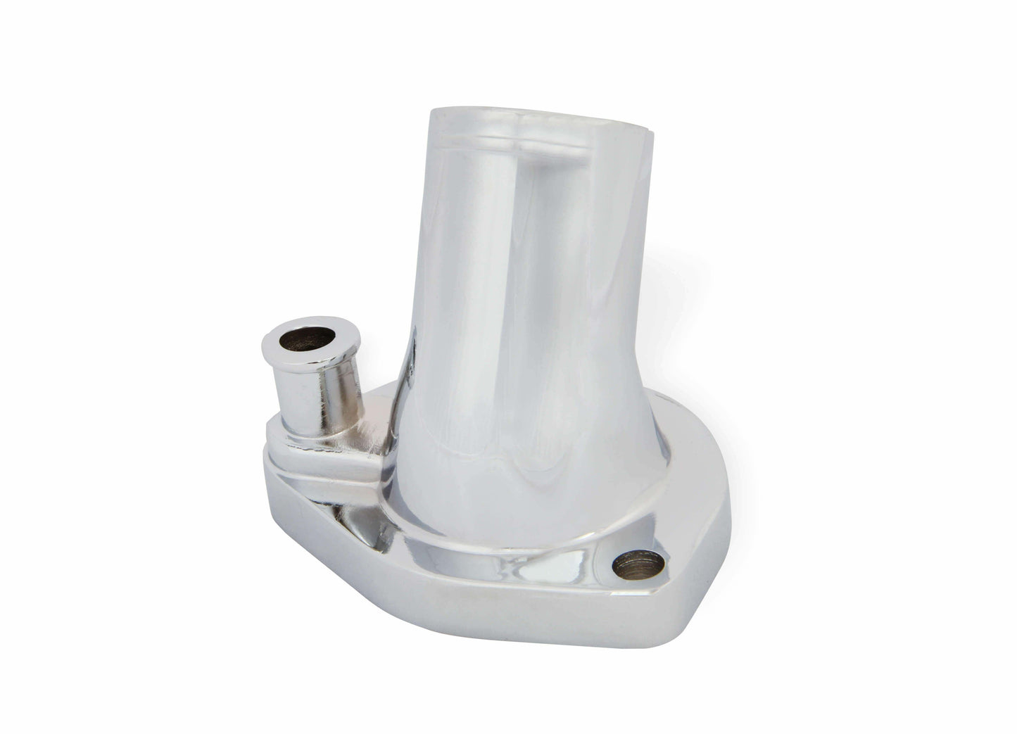 Mr Gasket Thermostat Housing 2662; 160° Fixed Chrome for Ford 260-351W SBF