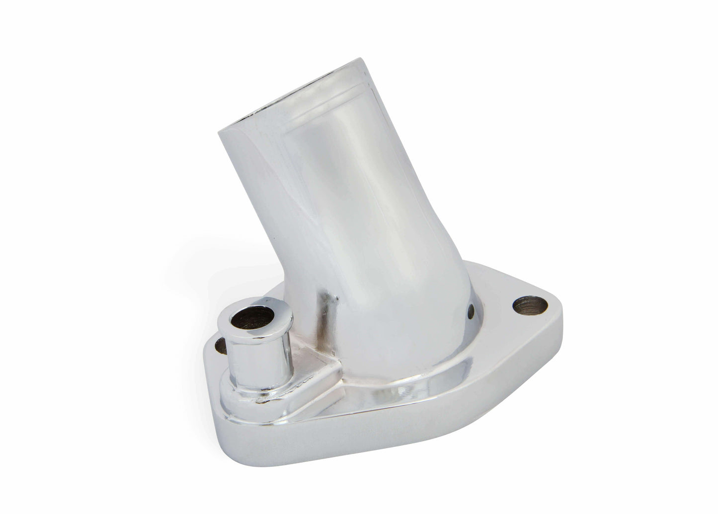 Mr Gasket Thermostat Housing 2662; 160° Fixed Chrome for Ford 260-351W SBF