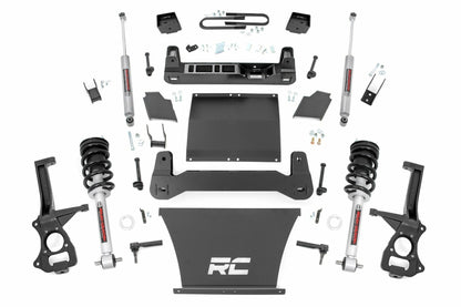 Fits GMC Sierra 1500 2&4WD (19-24) 6" Lift Kit  Mono Leaf Rear N3 Struts 26632