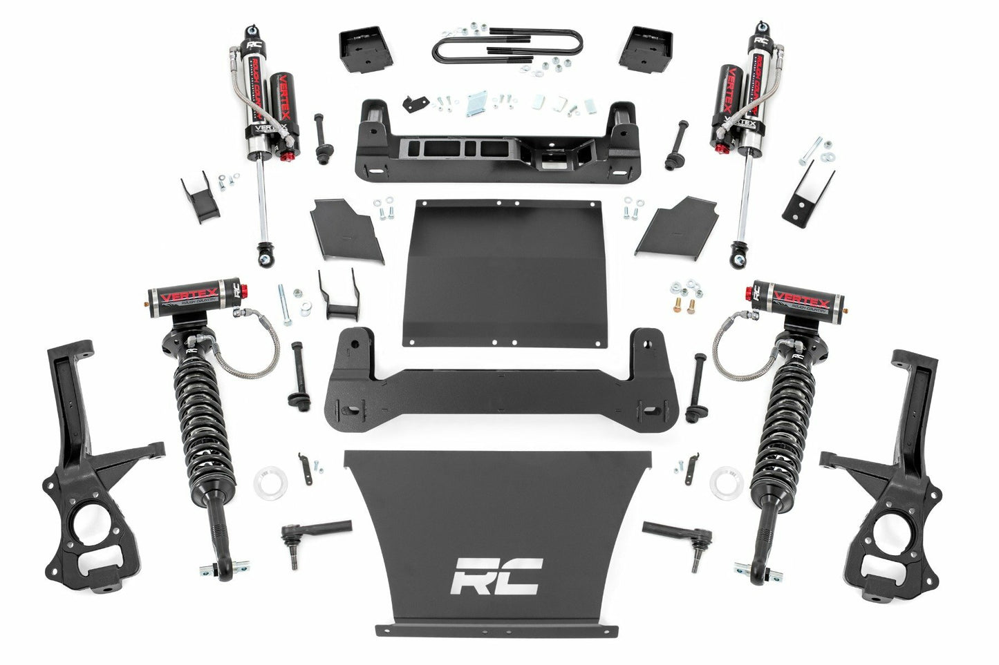 Fits GMC Sierra 1500 2&4WD (19-24) 6" Lift Kit; Mono Leaf Rear; Vertex; 26650