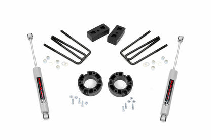 Fits Chevy Silverado & GMC Sierra 1500 2WD (2007-2013) 3.5 Inch Lift Kit; 26830