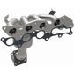 Catalytic Converter with Integrated Exhaust Manifold for HM Grade Federal / EPA Compliant Direct-Fit Manifold Catalytic