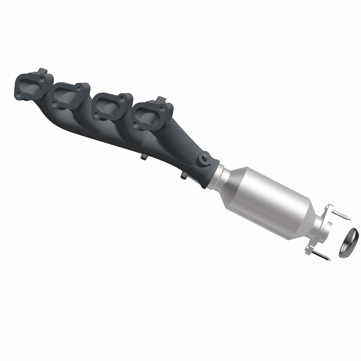 Catalytic Converter with Integrated Exhaust Manifold for HM Grade Federal / EPA Compliant Direct-Fit Manifold Catalytic