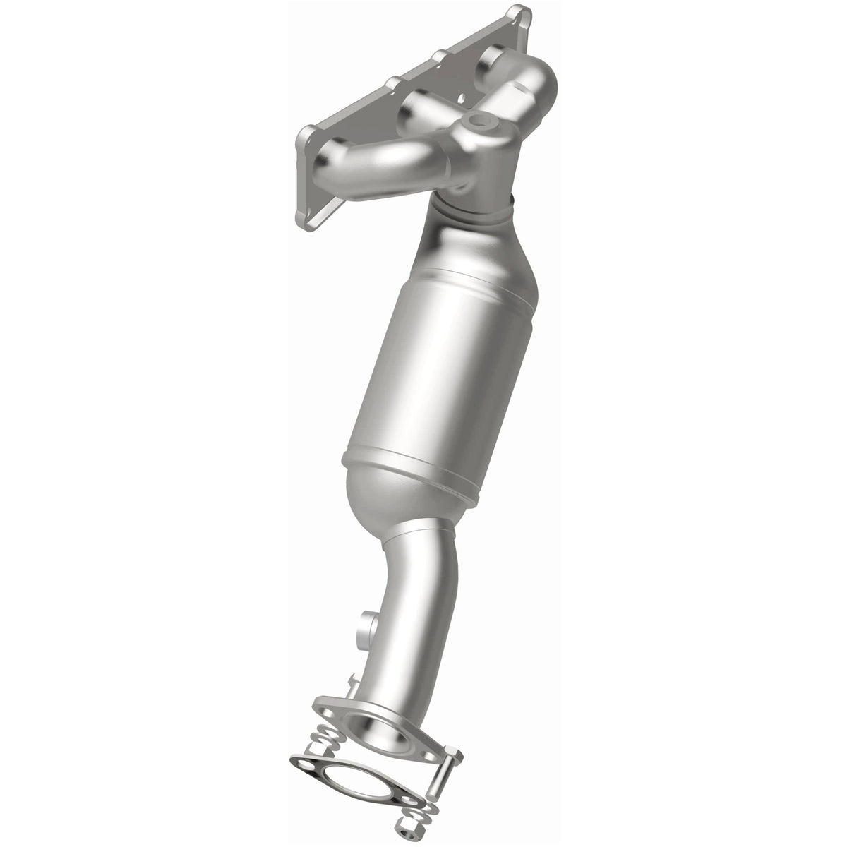 Catalytic Converter with Integrated Exhaust Manifold for HM Grade Federal / EPA Compliant Direct-Fit Manifold Catalytic
