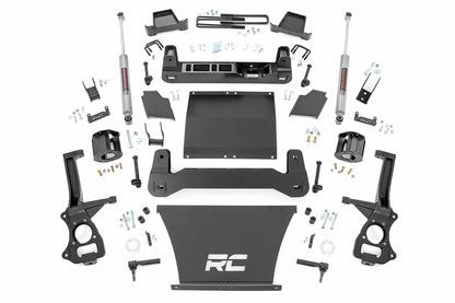 Fits Chevy/GMC 1500 (19-24) 4 Inch Lift Kit; AT4/Trailboss; 27531