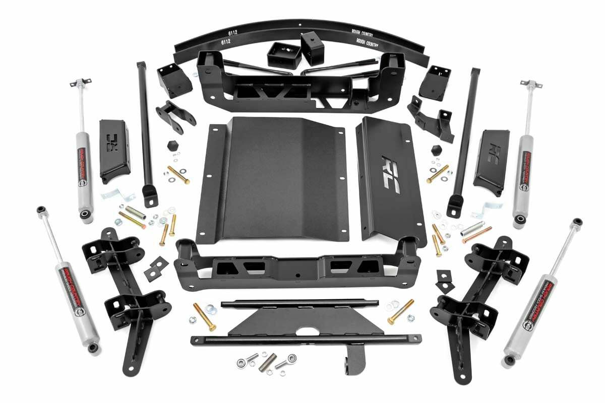 Fits Chevy C1500/K1500 Truck & SUV 4WD (1988-1999) 6 Inch Lift Kit; 27630