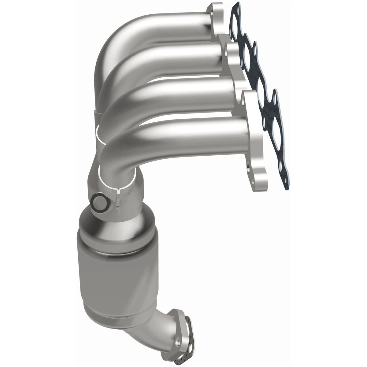 Catalytic Converter with Integrated Exhaust Manifold for HM Grade Federal / EPA Compliant Direct-Fit Manifold Catalytic