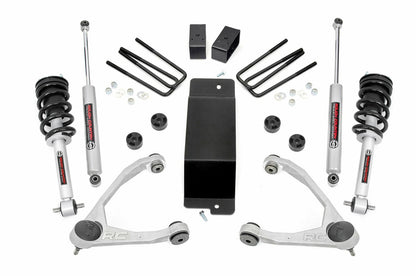 Fits Chevy/GMC 1500 (07-13) 3.5 Inch Lift Kit; UCA; N3 Struts; 27731