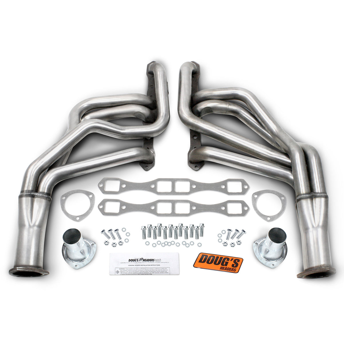 Long Tube Headers for 304 Stainless 2in Primary Stainless Steel D452-SS