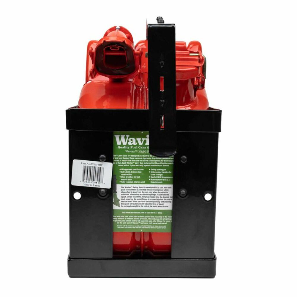 Wavian - Jerry Can, Gas Can, Fuel Can Holder - Top Load 10 L (2.6 Gallon)- 2792 - Tools and Tool Parts Car Part People