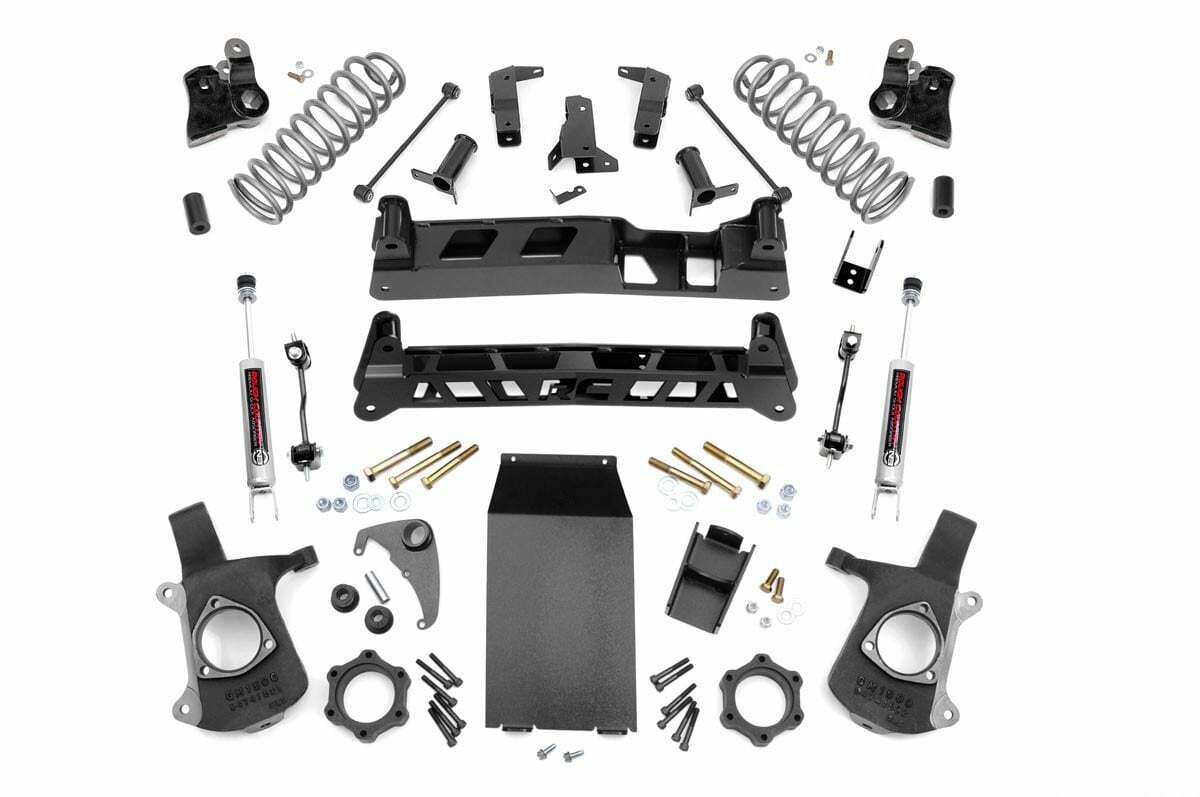 Fits GMC Yukon XL 1500 2WD/4WD (2000-2006) 6 Inch Lift Kit; NTD; 27920