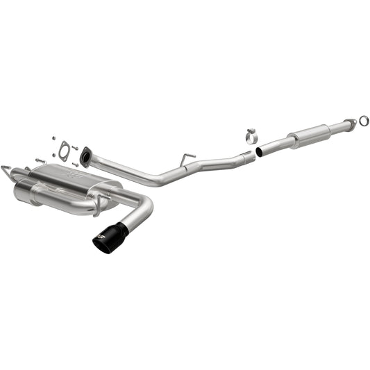 2018-2023 Subaru Crosstrek Black Chrome Cat-Back Exhaust System 19676