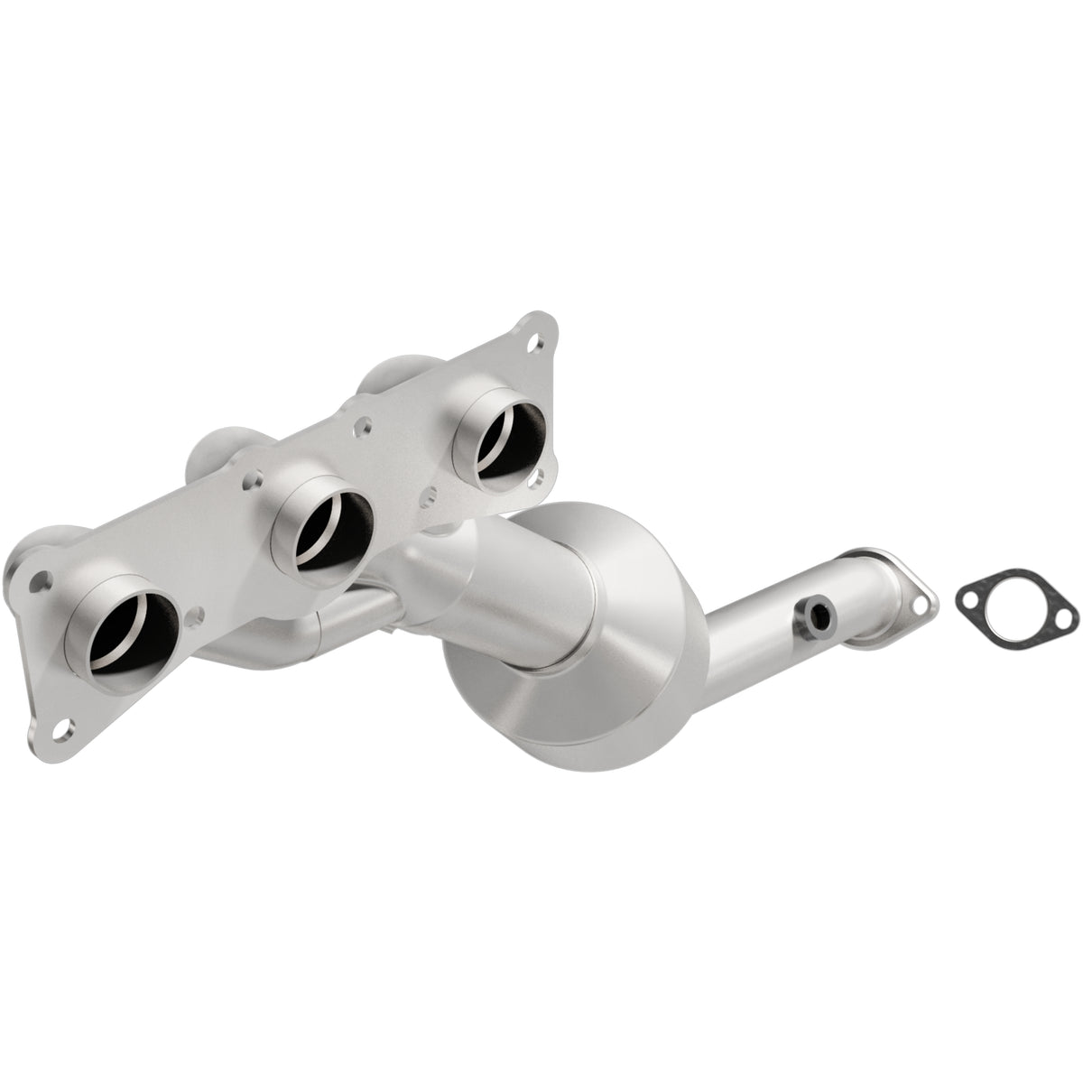 Catalytic Converter with Integrated Exhaust Manifold for HM Grade Federal / EPA Compliant Direct-Fit Manifold Catalytic