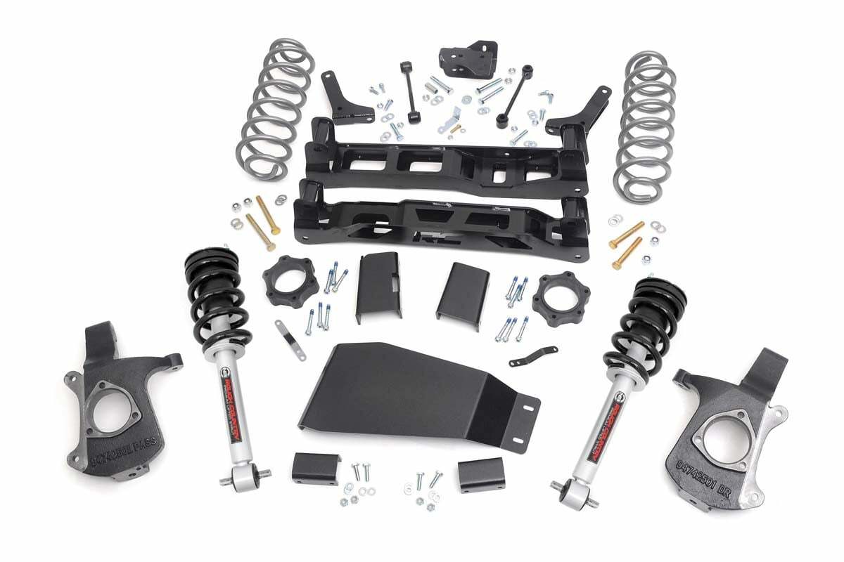 Fits Chevy/GMC SUV 1500 2WD/4WD (2007-2014) 5 Inch Lift Kit; N3 Struts; 28101
