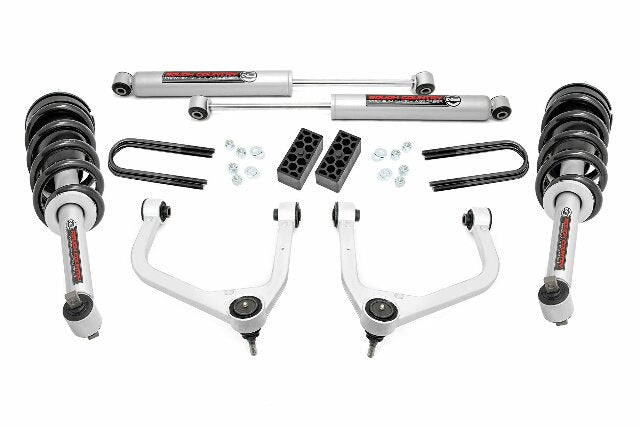 Fits Chevy Silverado 1500 (22-24) 3.5" Lift Kit N3 Struts Rear Mono Leaf 28231