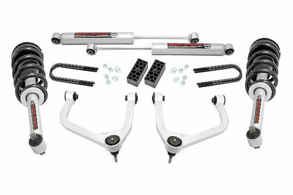 Fits Chevy Silverado 1500 (22-24) 3.5" Lift Kit N3 Struts Rear Mono Leaf 28231