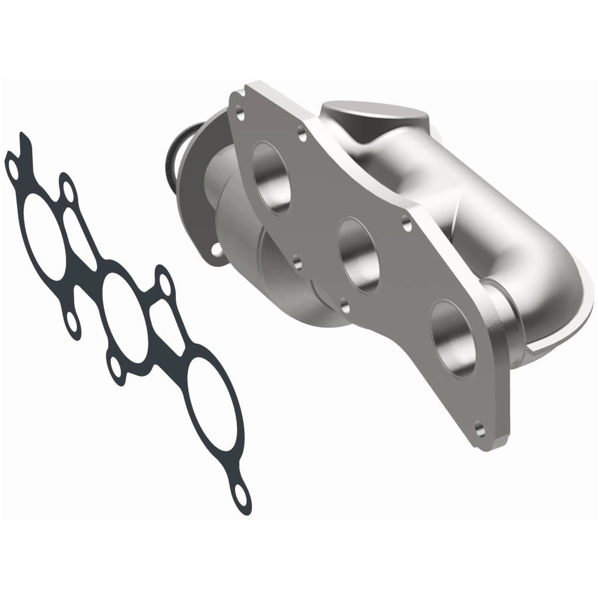 Catalytic Converter with Integrated Exhaust Manifold for HM Grade Federal / EPA Compliant Direct-Fit Manifold Catalytic