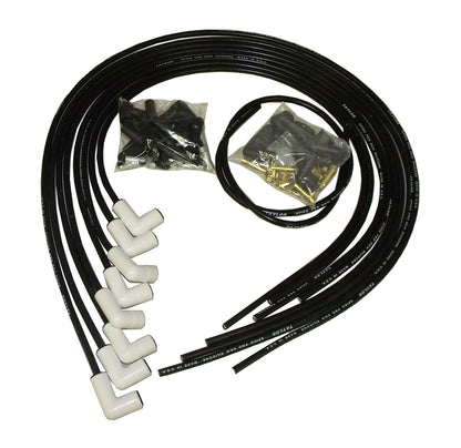 Spark Plug Wire Set Universal 8mm Silicone Spiro Pro 90? 350 ohm/ft Red 75228