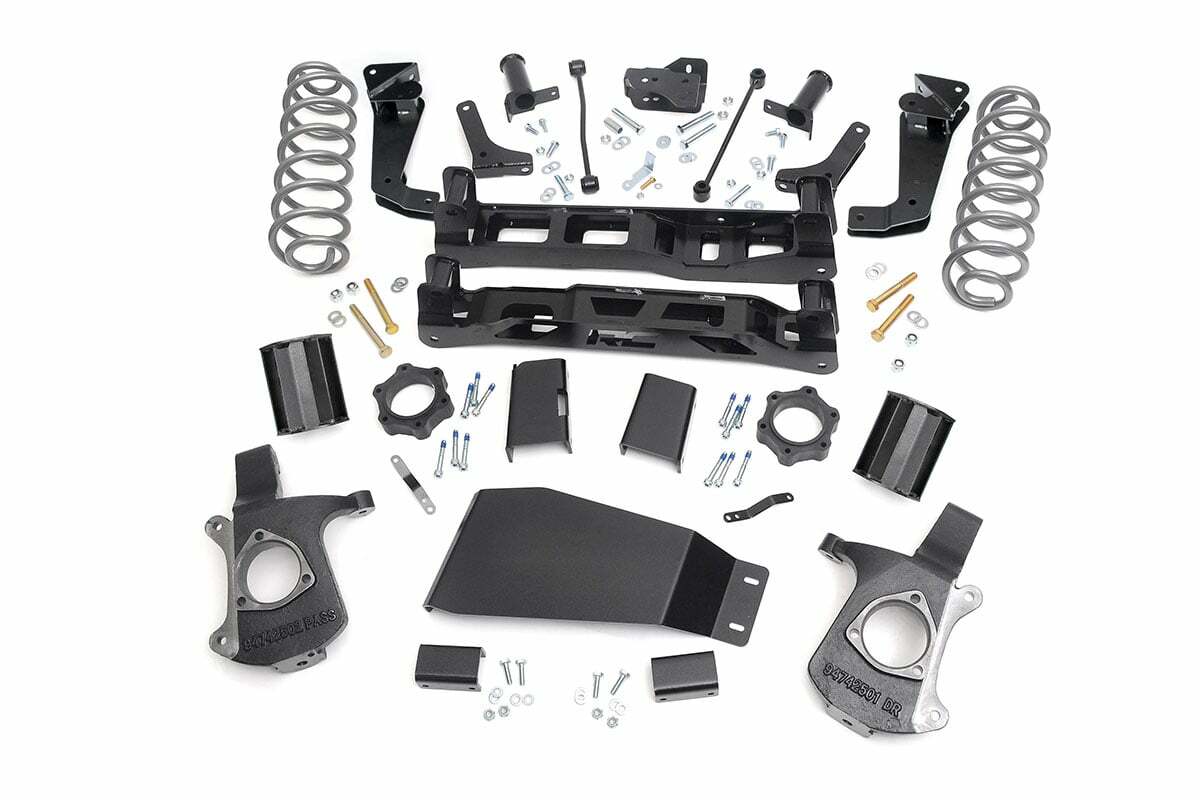 Fits Chevy/GMC Tahoe/Yukon 2WD/4WD (2007-2014) 7.5 Inch Lift Kit; 28600