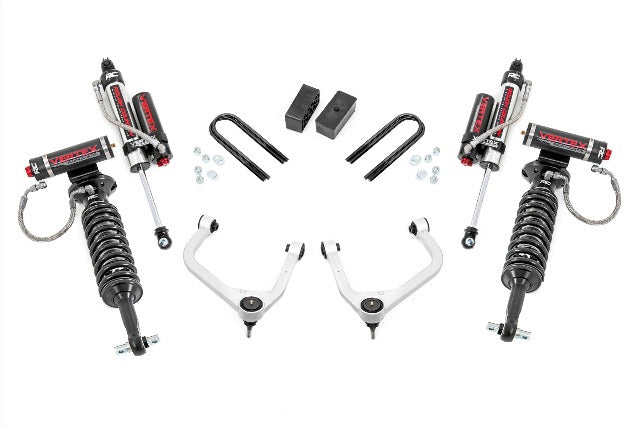 Fits GMC Sierra 1500 2&4WD (19-24) 3.5" Lift Kit; Mono Leaf Rear; Vertex; 28850